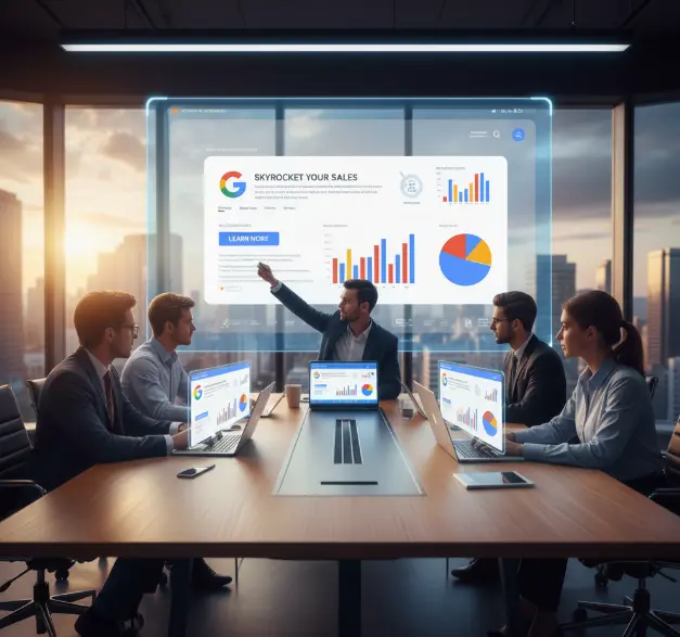 Leading Google Ads Agency in India running ROI-driven PPC campaigns for business growth and online visibility.