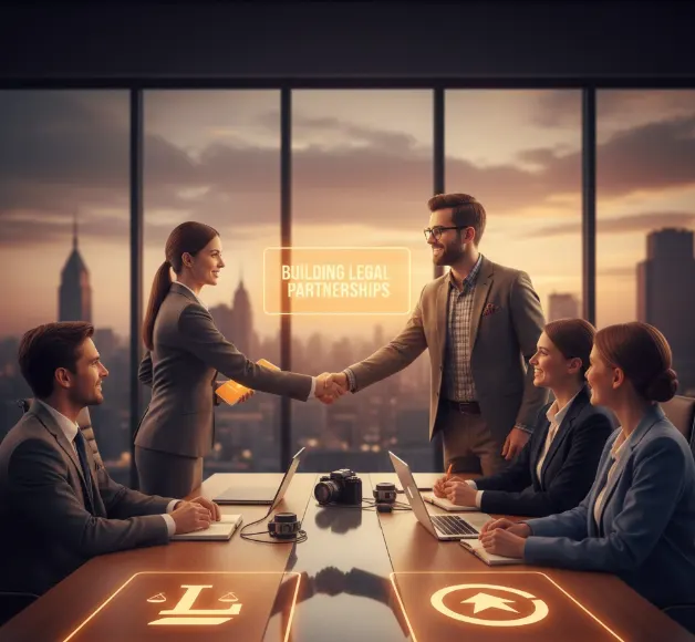 Lawyers collaborating with the best Content Marketing Agency for Lawyers in India to boost online visibility and client engagement.